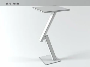 element high table by desalto 3D Model