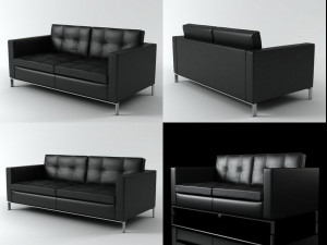 foster 502 sofa by walter knoll 3D Model