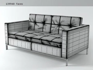 foster 502 sofa by walter knoll 3D Model