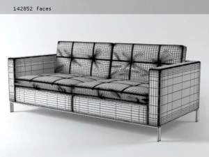 foster 502 sofa by walter knoll 3D Model