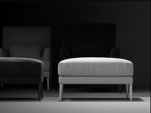 paraiso pouf by bonaldo Modelo 3D
