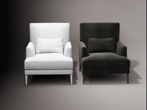 paraiso armchair by bonaldo 3D मॉडल