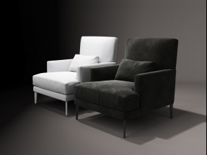 paraiso armchair by bonaldo 3D मॉडल