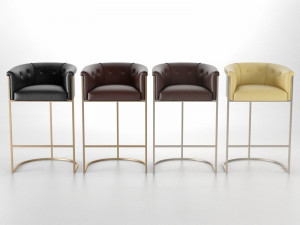 calvin barstool by arteriors 3Dモデル