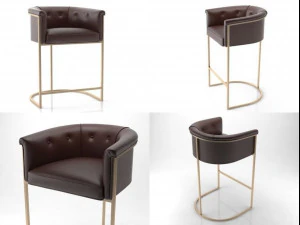 calvin barstool by arteriors 3D Model