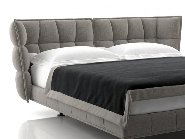 husk bed by bb italia 3D 모델 .c4d .max .obj .3ds .fbx .stl .blend 