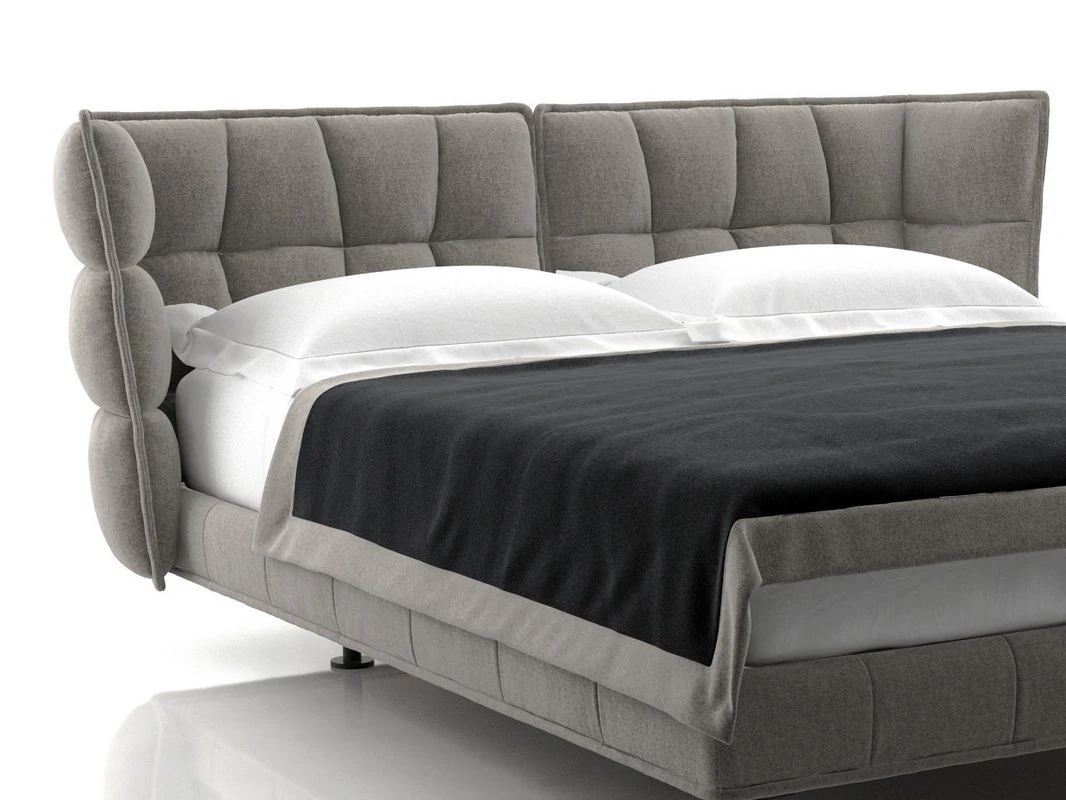 husk bed by bb italia 3D Model .c4d .max .obj .3ds .fbx .stl .blend
