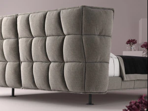 husk bed by bb italia 3D Model