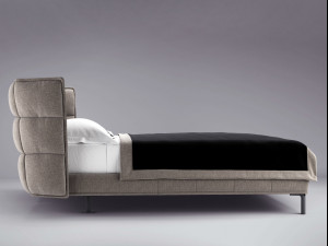 husk bed by bb italia 3D 모델