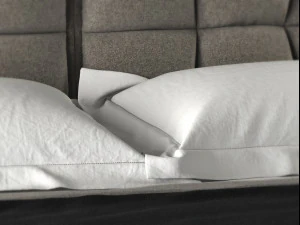 husk bed by bb italia 3D Model