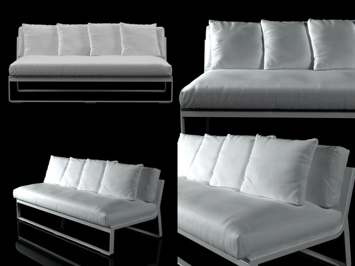 flat sofa by gandia blasco 3D Model .c4d .max .obj .3ds .fbx .stl .blend