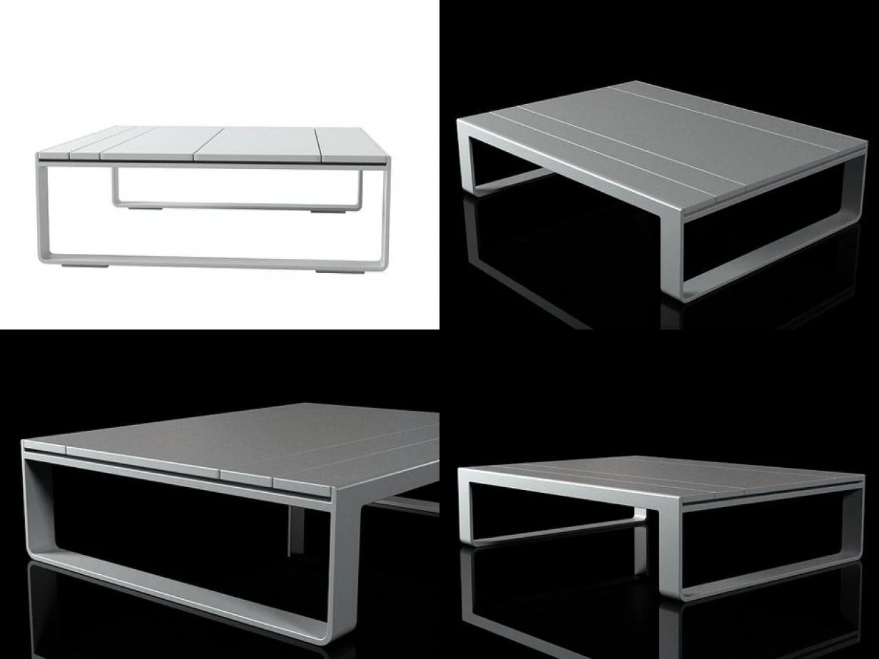 flat low tables by gandia blasco 3D Model .c4d .max .obj .3ds .fbx .stl .blend 