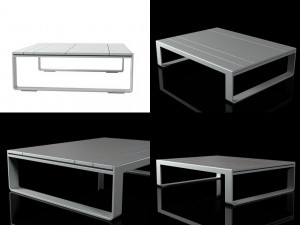 flat low tables by gandia blasco 3D Модель