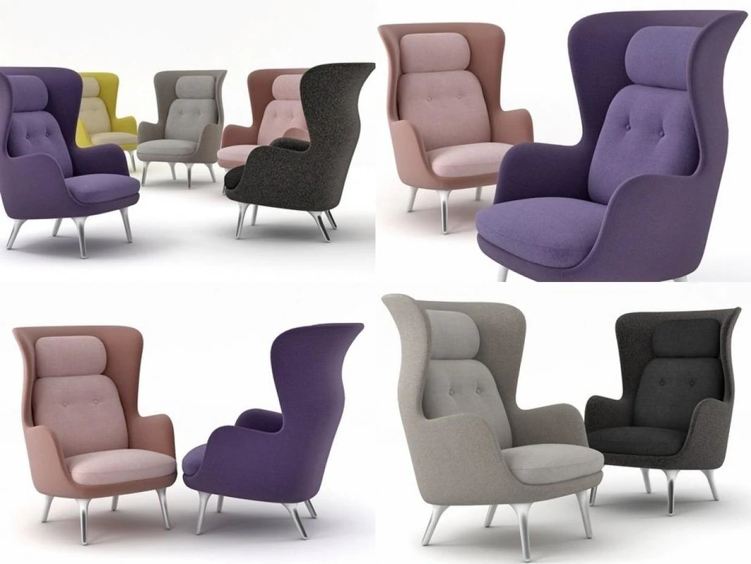 ro by fritz hansen 3D Model .c4d .max .obj .3ds .fbx .stl .blend 