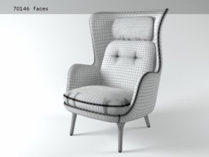 ro by fritz hansen 3Dモデル