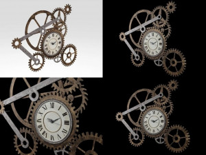 clock wall sculpture 3D Model