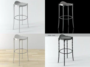 ジャネット スツール BD バルセロナ 1972 3Dモデル