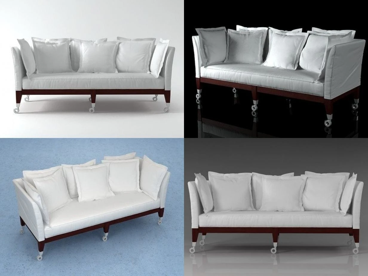 neoz sofa by driade 3D Model .c4d .max .obj .3ds .fbx .stl .blend