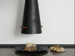 filiofocus telescopic fireplace by focus 3D Model