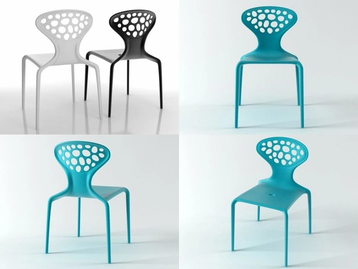 supernatural perforated back by moroso 3D Model .c4d .max .obj .3ds .fbx .stl .blend 