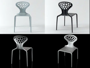 supernatural perforated back by moroso 3D Model