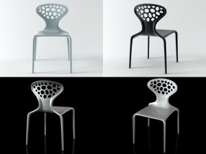 supernatural perforated back by moroso Modelo 3D