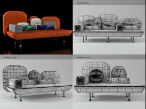 my beautiful backside - principessa by moroso 3D Model