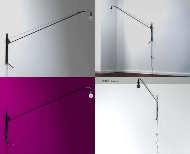 potence lamp by vitra 3D Model .c4d .max .obj .3ds .fbx .stl .blend 