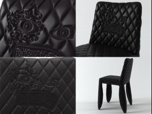 monster chair by moooi Modello 3D