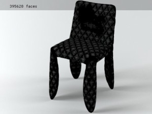 monster chair by moooi Modello 3D