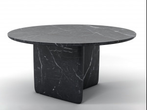 dining-tables bandb-italia jay-osgerby- edward-barber plastic natural-stone cement-and-concrete clas 3D Model