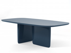 dining-tables bandb-italia jay-osgerby- edward-barber plastic natural-stone cement-and-concrete clas 3D Model