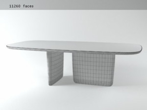 dining-tables bandb-italia jay-osgerby- edward-barber plastic natural-stone cement-and-concrete clas 3D Model