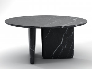 dining-tables bandb-italia jay-osgerby- edward-barber plastic natural-stone cement-and-concrete clas 3D Model