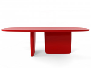 dining-tables bandb-italia jay-osgerby- edward-barber plastic natural-stone cement-and-concrete clas 3D Model