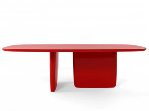 dining-tables bandb-italia jay-osgerby- edward-barber plastic natural-stone cement-and-concrete clas 3D Model