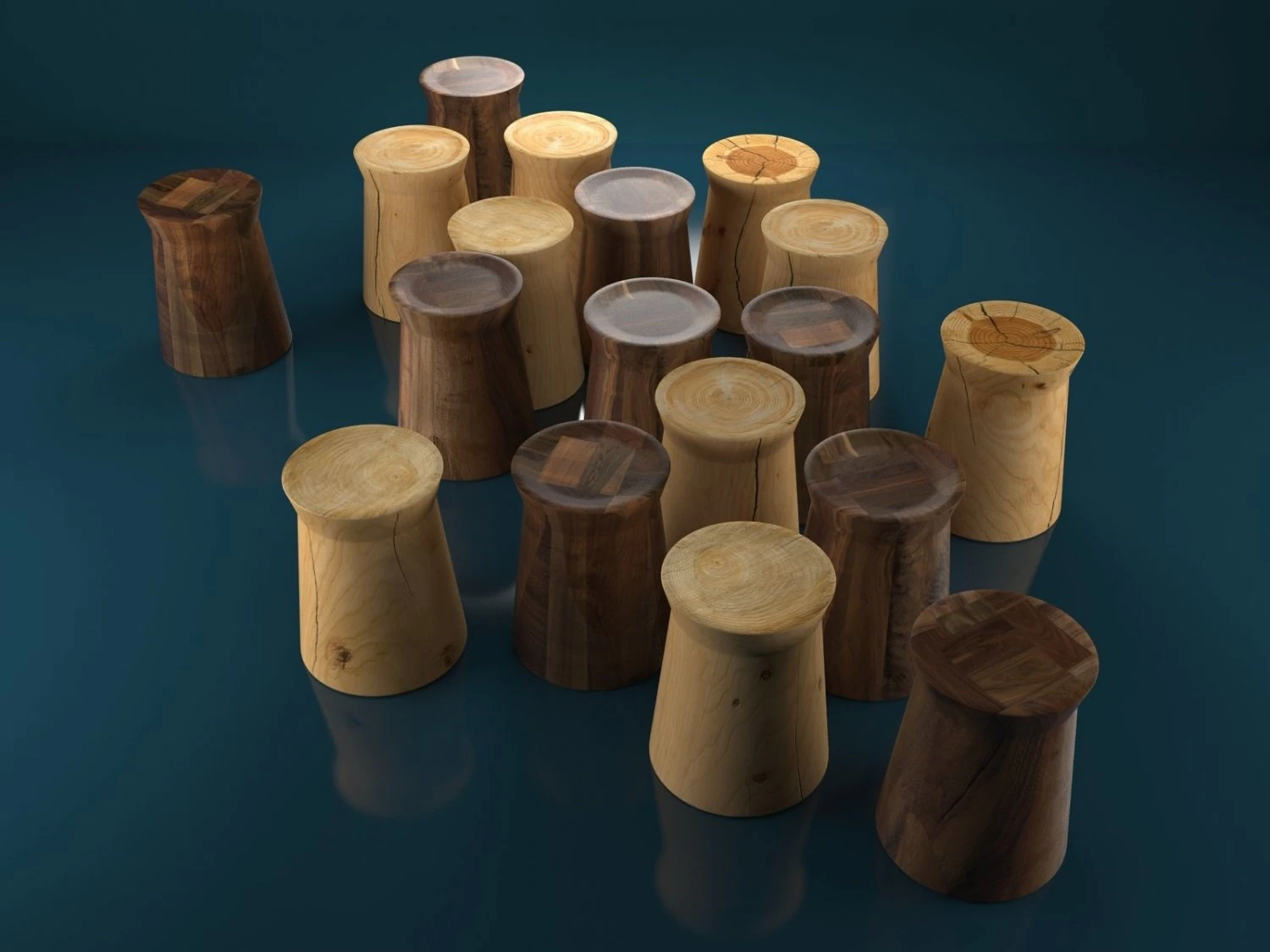 dama by poliform 3D Model .c4d .max .obj .3ds .fbx .stl .blend 