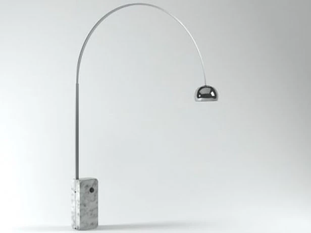 arco floor lamp 3D Model .c4d .max .obj .3ds .fbx .stl .blend