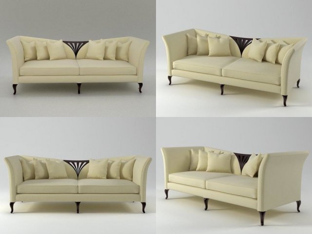 60-0174 sofa by christopher guy Model 3D .c4d .max .obj .3ds .fbx .stl .blend 