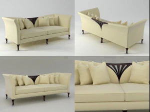 60-0174 sofa by christopher guy 3D Model
