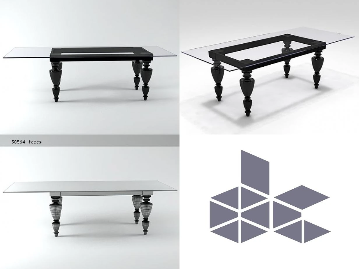 dorian by zanotta 3D Model .c4d .max .obj .3ds .fbx .stl .blend