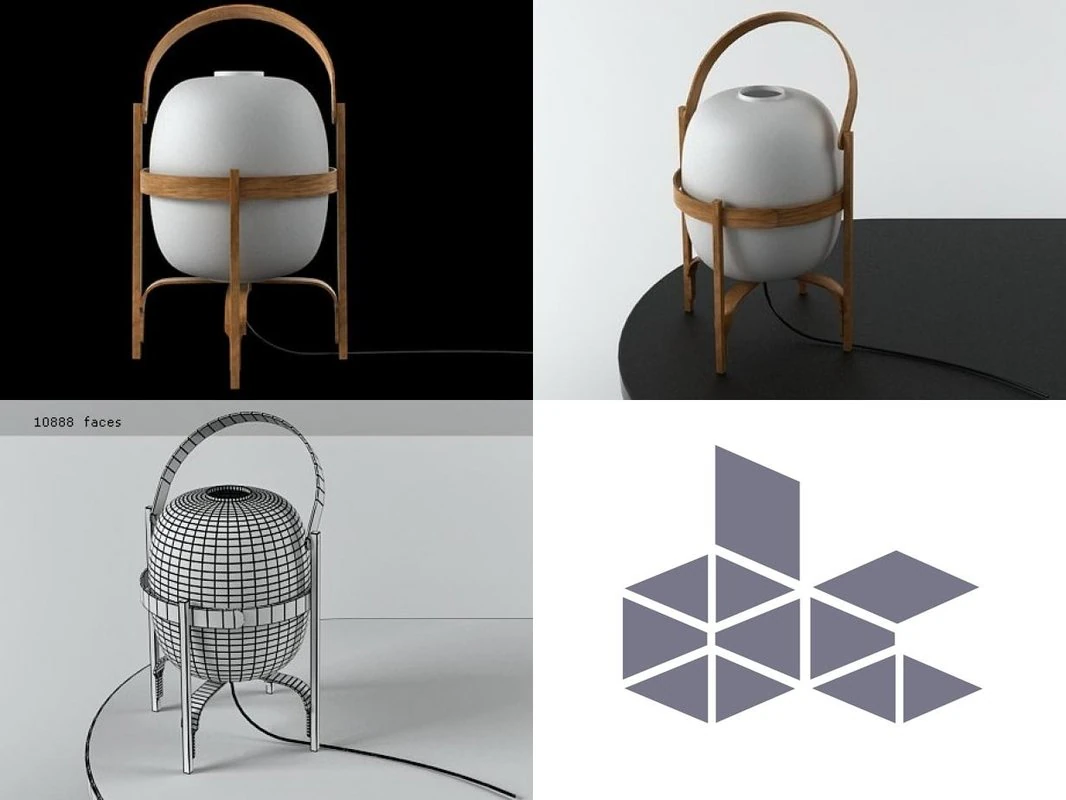 cesta by santa cole 3D Model .c4d .max .obj .3ds .fbx .stl .blend 