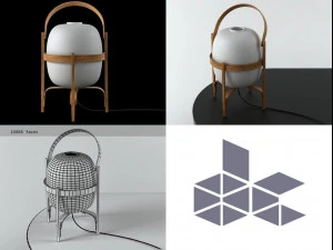 cesta por santa cole Modelo 3D