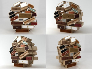 chest of drawers by droog 3D मॉडल