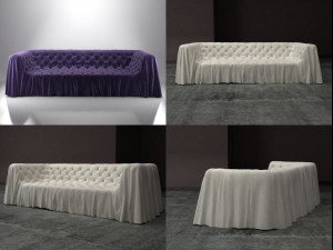 bohemien sofa by busnelli 3D Model