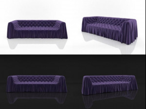 bohemien sofa by busnelli 3D मॉडल