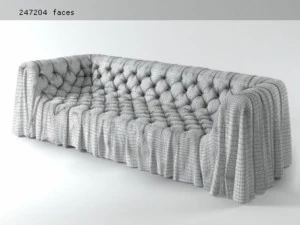 bohemien sofa by busnelli 3D Model