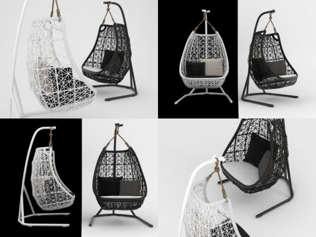 maia swing by kettal Modelo 3D .c4d .max .obj .3ds .fbx .stl .blend 