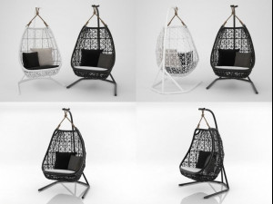 maia swing by kettal Modelo 3D