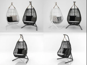 maia swing by kettal 3D Model